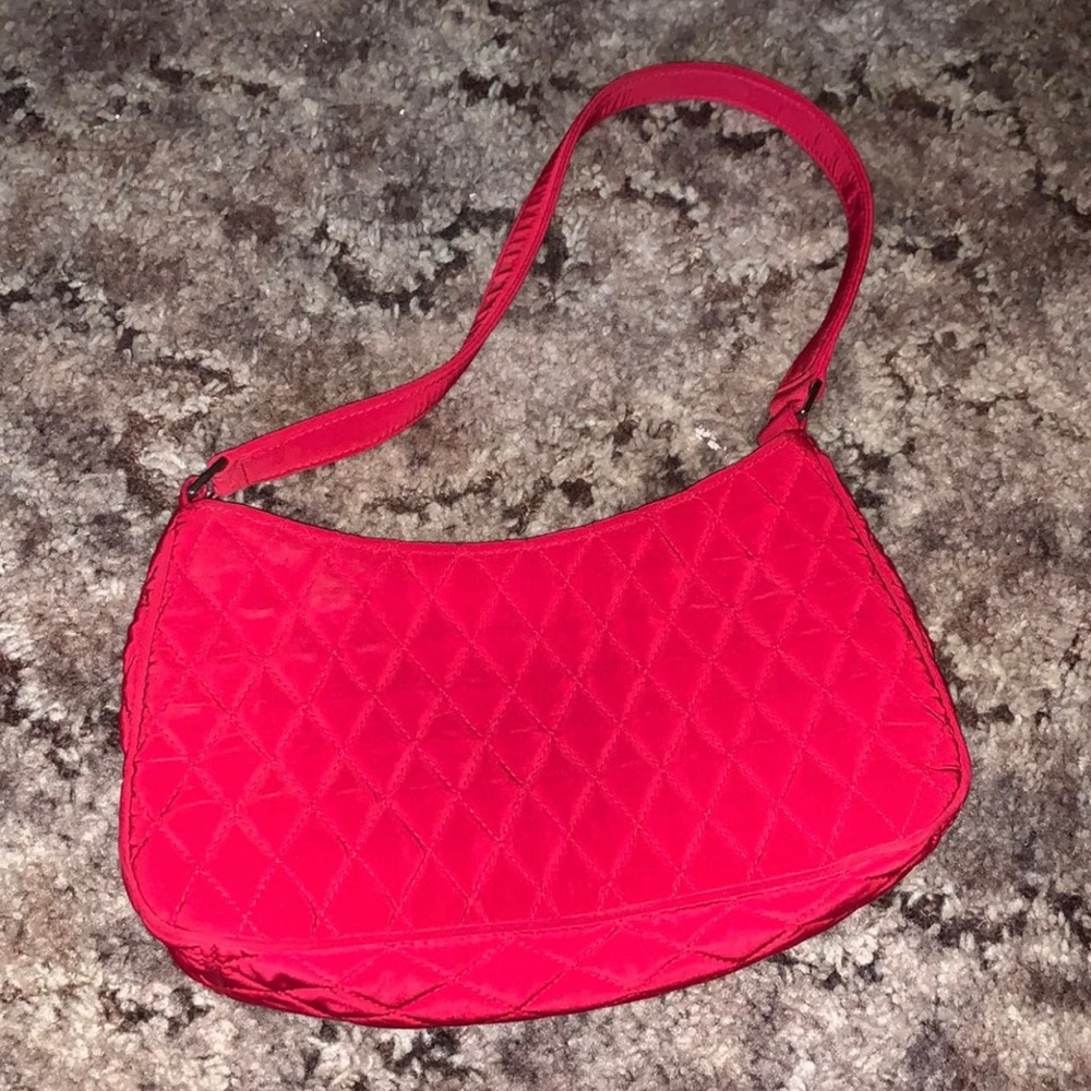 Vera Bradley Quilted Shoulder Bag in Bright Pink